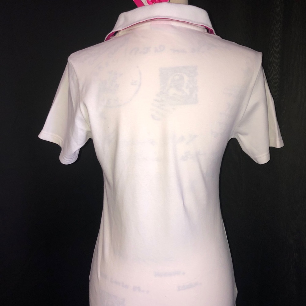 NWT white polo style, B the collection shirt - Picture 3 of 10